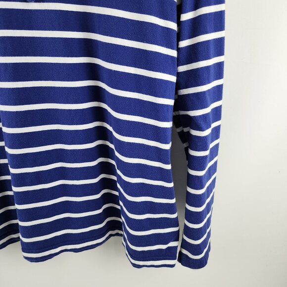 SOLD OUT POLO Ralph Lauren Hoodie Mens XL Blue Multi Striped Pullover - Picture 4 of 7